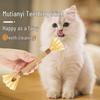 Natural Wood Catnip Toy with Gall Nut and Raffia Sisal for Teeth Cleaning and Teasing