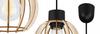 Modern wooden LED ceiling pendant lamp