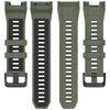 For Garmin Instinct 3 Solar 45mm/AMOLED 45mm Watch Band 22mm Dual Color Silicone Replacement Strap