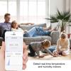 Датчик температуры и влажности ZigBee с функцией будильника, управление через приложение, монитор температуры и влажности в помещении, умный