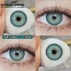 Eyeshare Colored Contact Lenses Brown Comfortable Fashion Contact Lenses Green Natural Colored Contact Lenses Blue Annual Cosmetic Lenses 1 Pair