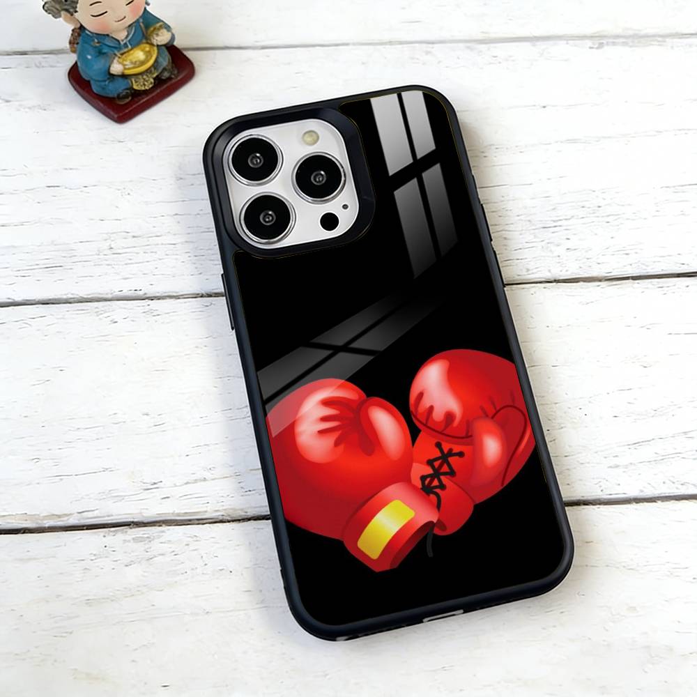 Чехол для телефона в тематике Чемпиона по боксу для iPhone 17, 16, 15, 14, 13, 12, 11 Plus, Pro, магнитный с беспроводной зарядкой MagSafe