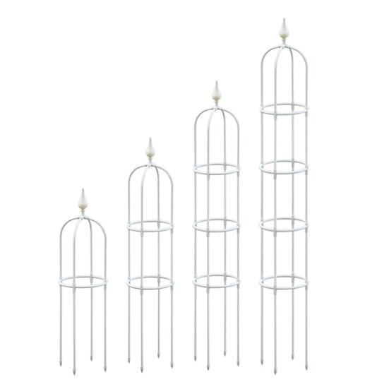 Растение Обелиск Решетка Вьющиеся Растения Садовая Башня Решетка Уличная Поддержка Розового Куста Не ржавеющая Металлическая Решетка для Горшечного Растения Клематис Лоза Жасмин