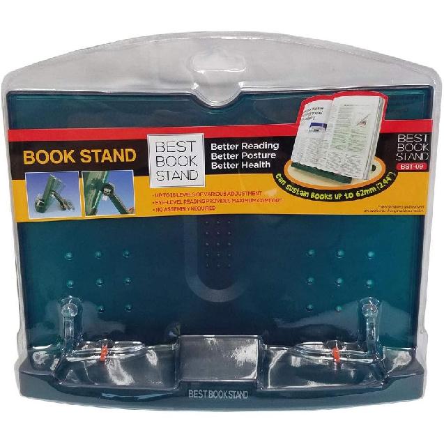 Actto BST-09 Green Portable Reading Stand/Book Stand Document Holder (180 Angle Adjustable)