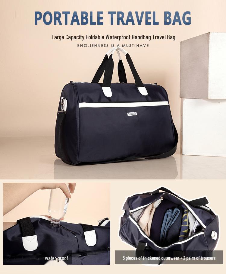 Водонепроницаемая складная дорожная сумка большой вместимости для мужчин и женщин - Портативная сумка для багажа/для родов/для деловой поездки