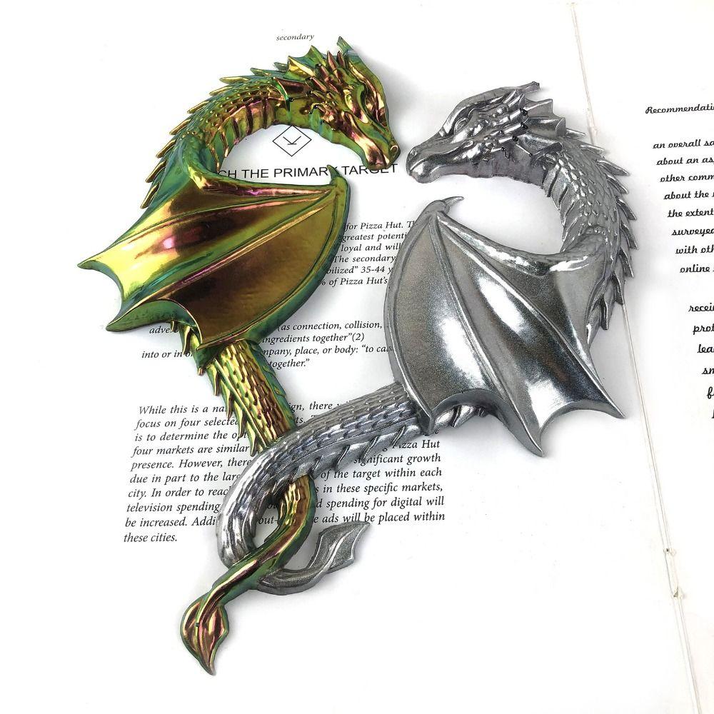 Подвеска Кристалл Эпоксидная смола Сердцевидное Подвесное украшение Форма для литья Форма силиконовая Дракон Формы для смолы