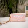 Fashion Mermaid Pattern PU Leather Cute Lovely Cosmetic Bag Laser Bag Makeup Bag Storage Bag