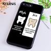 Krajews Стоматолог Гигиенист Зуб Телефон Чехол Обложка Для iPhone 17 Air 16 15 14 plus 12 pro max coque Fundas