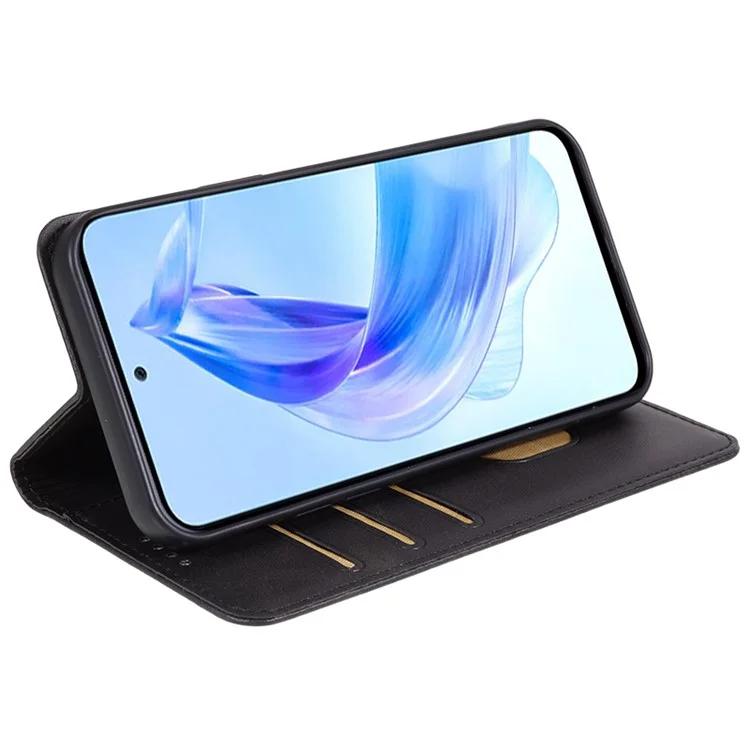 Для Honor X40 5G / X9a 5G / Magic5 Lite 5G чехол для телефона из искусственной кожи с текстурой телячьей кожи, защитный чехол-кошелек с подставкой