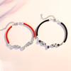 S925 Sterling Silver Yi Lu You Couple Bracelet New Live Broadcast Korean Version Simple