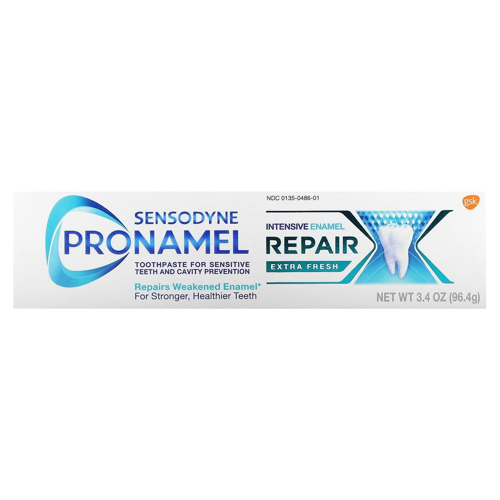 Sensodyne ProNamel, Интенсивная зубная паста для восстановления эмали, Extra Fresh, 3,4 унции (96,4 г)