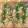 Real Touch Artificial Lemon Garland Spring Faux Fruit Vine Door Wall Table Decor