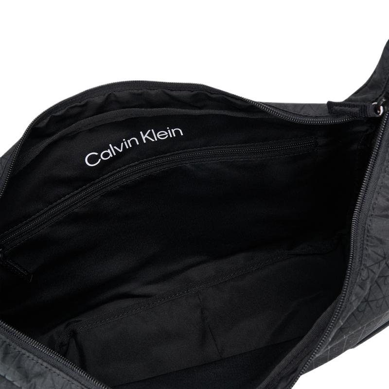 Calvin Klein Повседневная сумка через плечо с цветочным принтом на плечо Мужские сумки Космический-Черный 4D3302G-UB1