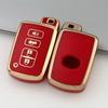 4Buttons TPU Car Key Shell Case Fob for Toyota Camry Corolla Avalon Rav4 Land Cruiser Smart Key