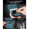 Kawaoto Men's Bi-fold Wallet, Pueblo Leather, Genuine Leather, Made in Japan, Slim, Compact, Small,