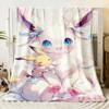 Pok É Mon Themed Printed Flannel Blanket for Bedrooms,Living Rooms,sofa blankets,Offices,Lunch Breaks,Picnics,