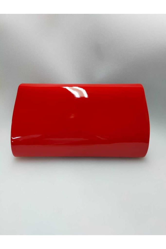 Women's Stylish and Useful Evening Dress Bag Red Patent Leather Evening Dress Bag