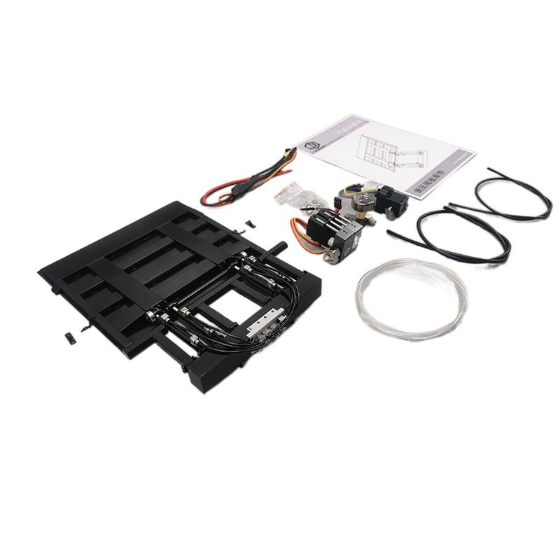 Metal Hydraulic Tailgate Kit for 1/14 Tamiya RC Truck Trailer Scania R620