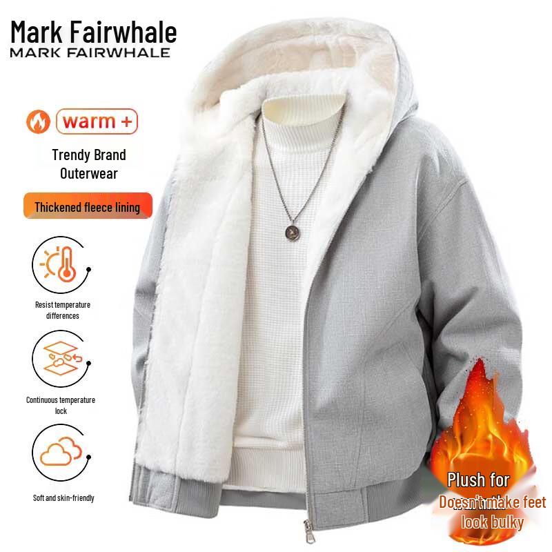Mark Fairwhale Мужская зимняя куртка с капюшоном