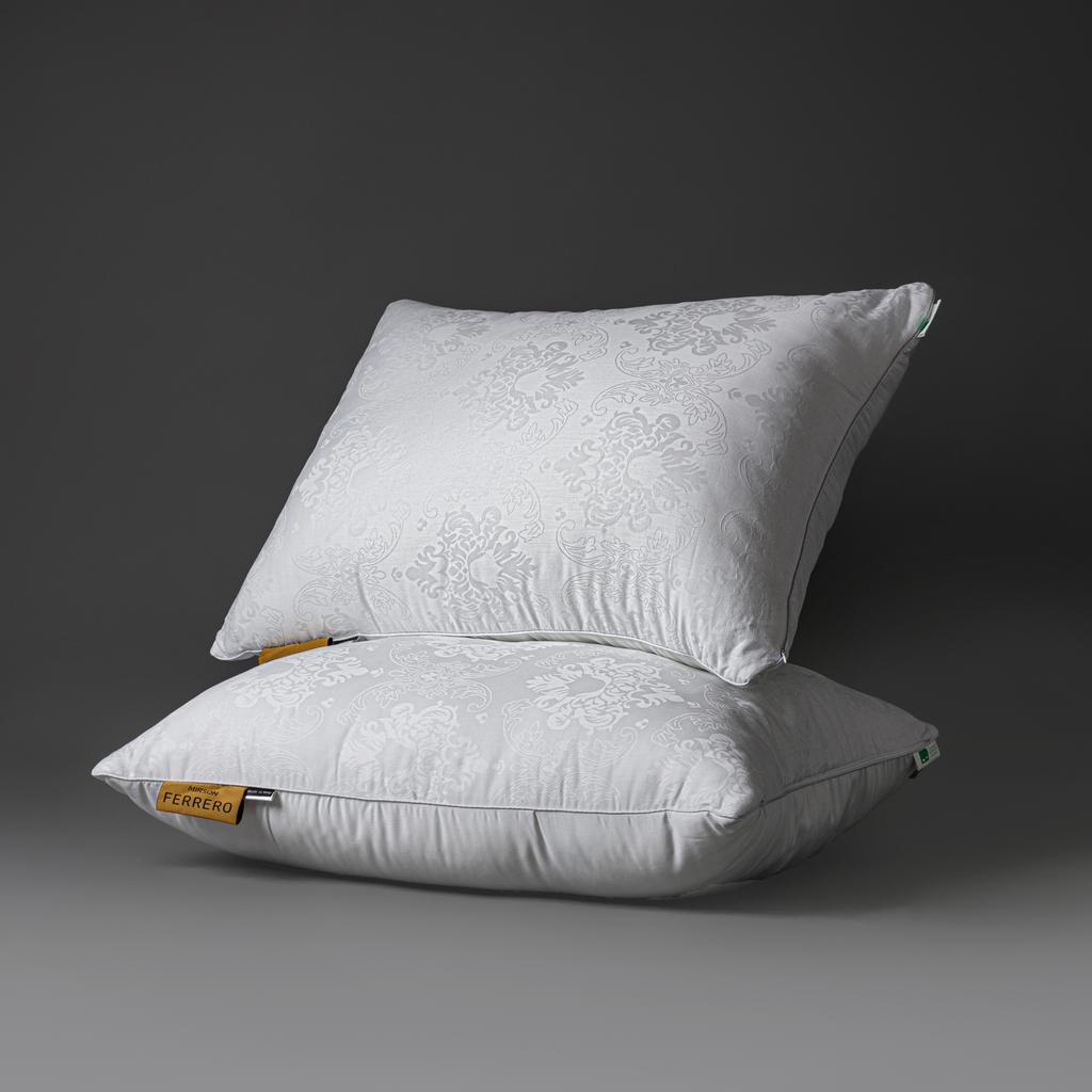 Polyester (Anti-Allergen) Pillow White №15-29 100% cotton, 100% polyester filling. Medium.