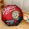 Fallout Vault Boy Windproof Auto 8 Rib Folding Umbrella Portable Outdoor Parasol