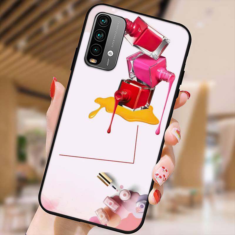 Разноцветный чехол для телефона с рисунком лака для ногтей для Xiaomi9 10 11PRO LITE Redmi NOTE7 8 9 10A PRO K40 Poco3 Shell