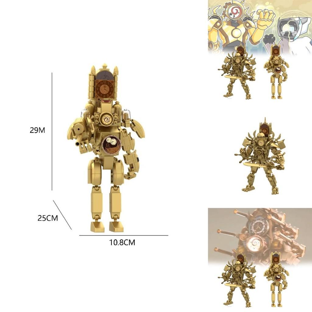 Skibidi Toilet Block Set With Abs Plastic Construction For Creative Building Enthusiasts