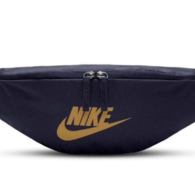Nike Полиэстеровая поясная сумка обычная унисекс темно-синяя повседневная BA5750-452