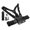 Adjustable Phone Clip Holder with Chest Strap Fixation Bracket for Sport Camera Mobile Phone