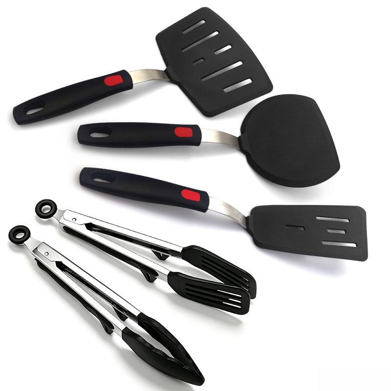 Heat Resistant Heat‑Proof Silicone Fish Spatula Non‑Stick Pan Special Steak Turner Food Grade Silicone Cooking Shovel