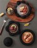 Black Cement Tableware Dinner Plate stone Sashimi sushi Disc Dry Ice Tray Plate Dessert Plates Dim Sum Dish Steak Plates Bowl