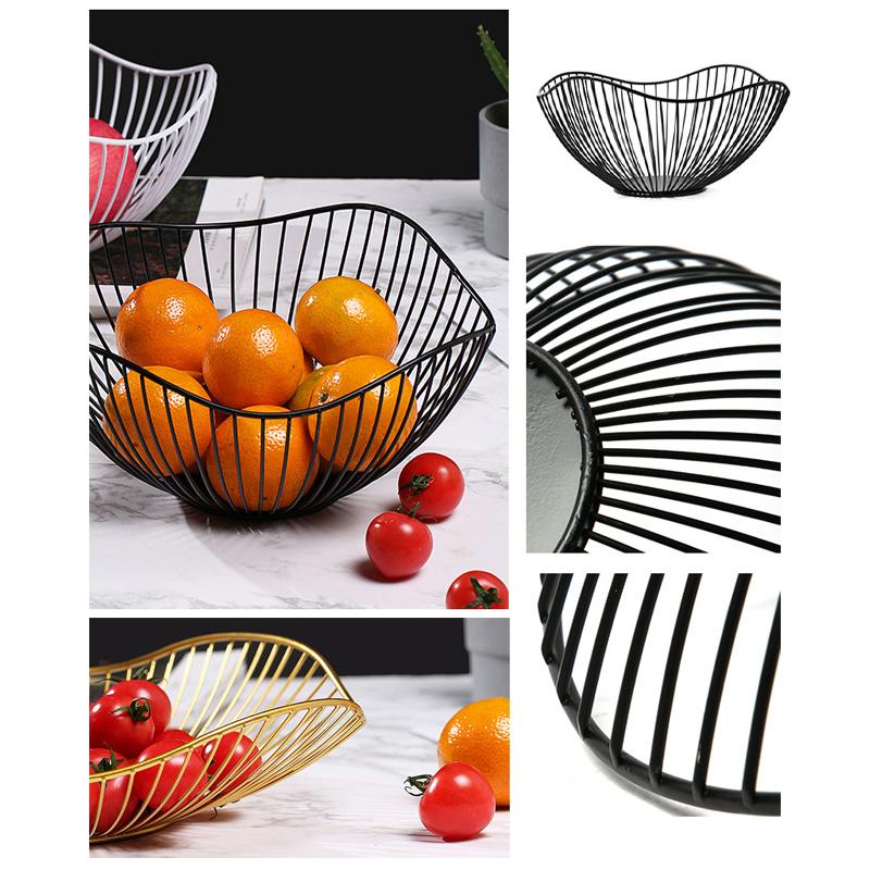 1 шт., сливная корзина в скандинавском стиле, лоток для хранения, органайзер, ваза для фруктов, держатель для десерта, металлический