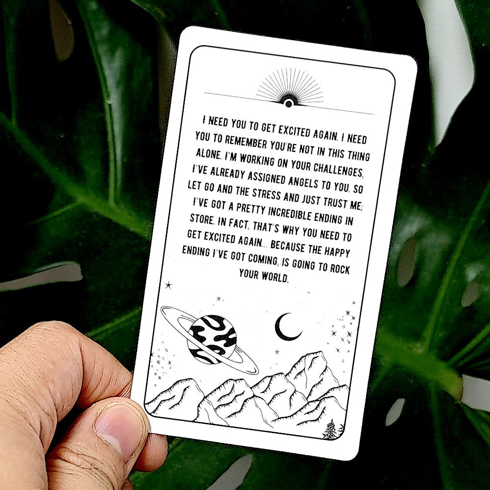 10.3*6см Оракул Послания Вселенной с Руководством от Ваших Наставников для Общих Раскладов 54 шт. Оракульные карты