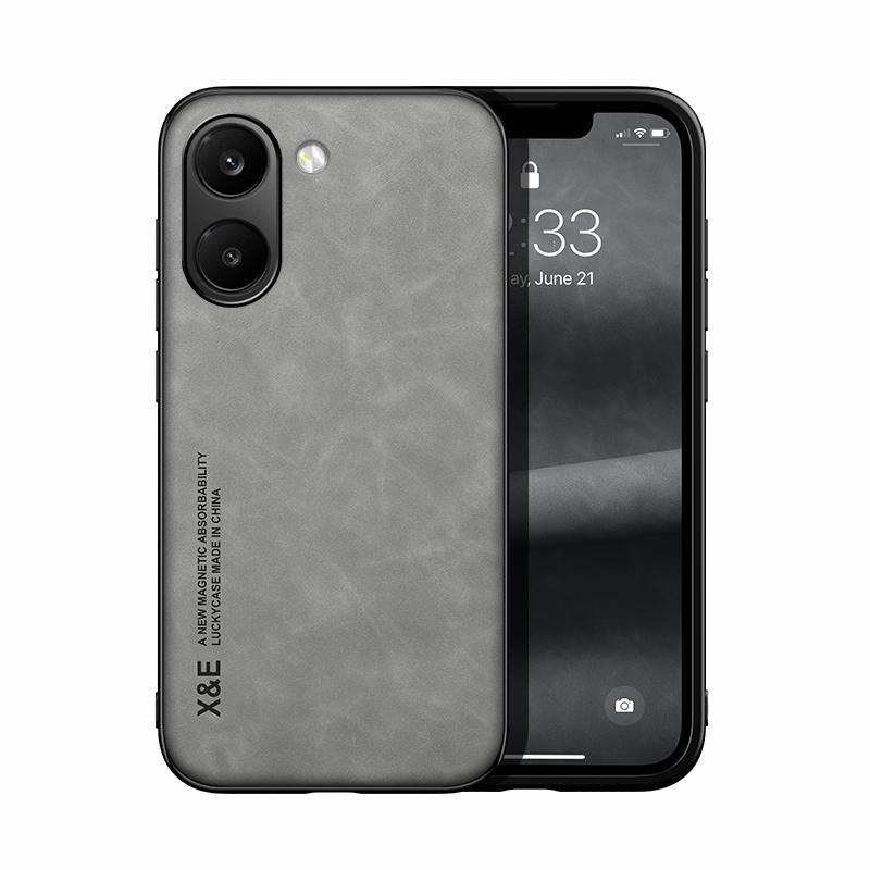 For Xiaomi POCO X8 Pro X8 Pro Max Case Shockproof Leather Texture Silky Feel Cover With Magnetic Attaction inside
