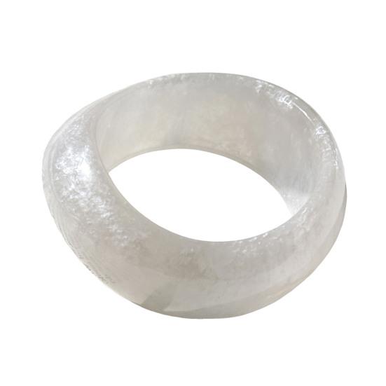 Yousheng Женский акриловый браслет-манжета, гипоаллергенный, красочный, геометрический, неправильной формы, широкий, для ношения в стопке, модная бижутерия, подарок на день рождения