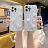 Feather Yarn Silver Suitable for Apple 16PRO Three-dimensional Love Phone Case for Iphone14/13 Laser Creative Hard Protective Case