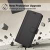 Кожаный кошелек-книжка для Nokia C01 Plus C30 C10 C20 C300 C02 C32 C12 X30 X20 X10 G21 G11 G20 G10 G400 G42 G22 из ПУ с 9 отделениями для карт и ремешком на запястье