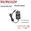 Универсальный многовольтный адаптер питания (3В-12В, 1А-2А) с вилками UK, US, EU