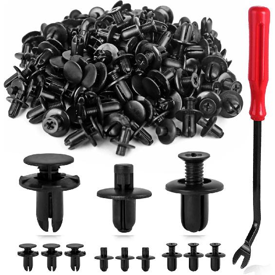 Xislet 120Pcs Fender Liner Push-Type Retainer Clip Fastener Compatible With Hyundai Kia Models Replace 86595-2T500, 86590-28000, 86155-2H100 - Bumper