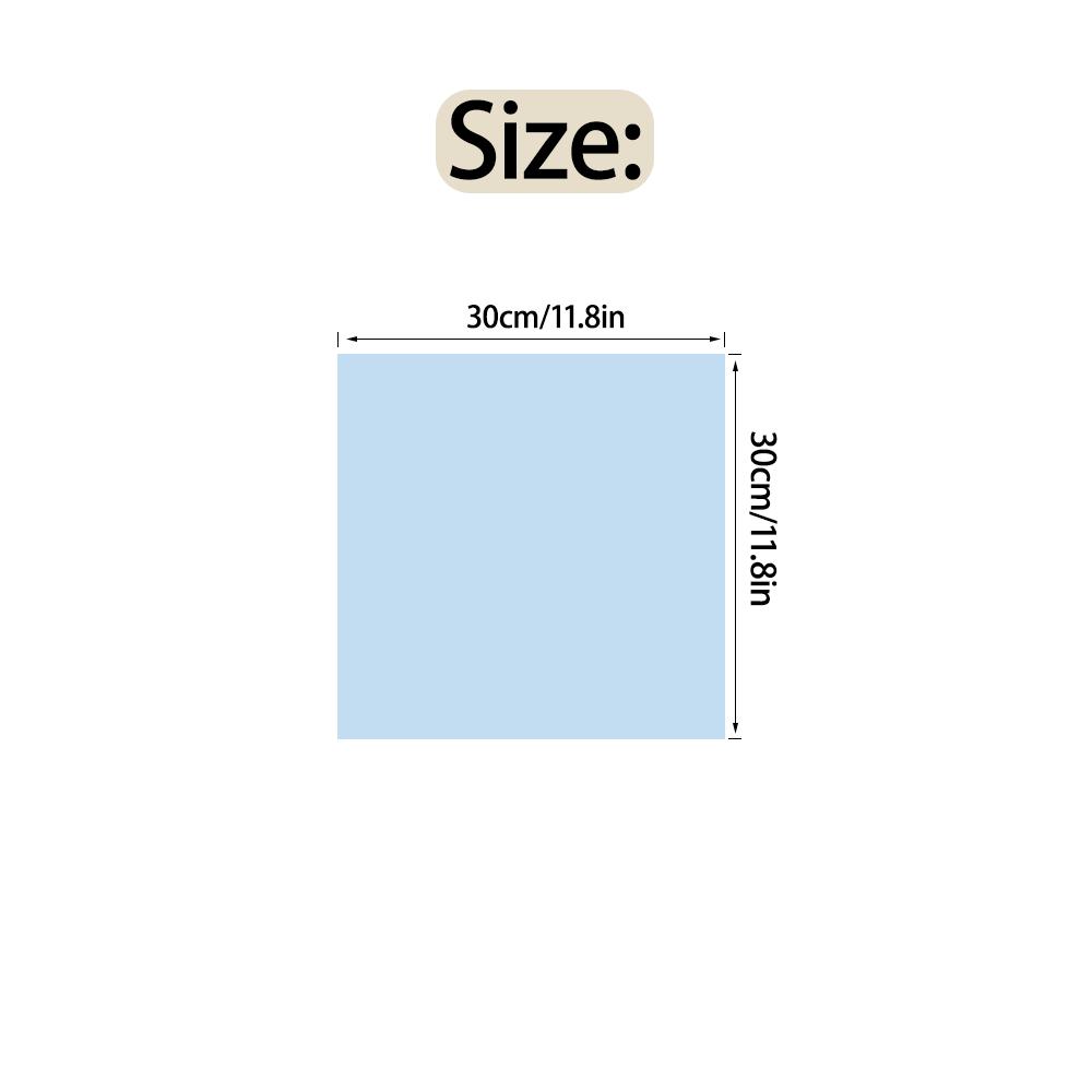 Set of 4 square absorbent cleaning cloths, 30cm square kitchen cleaning towels with colored edges and hanging loops.