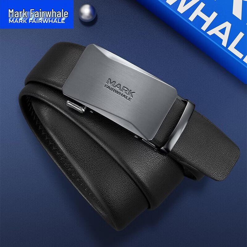 Mark Fairwhale Men's Automatic Buckle Leather Belt