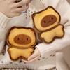 Плюшевая игрушка Кот-Хлеб Мягкая набивная кукла Мультяшный Кот-Тост Печенье Декор Подарок на День Рождения для Детей