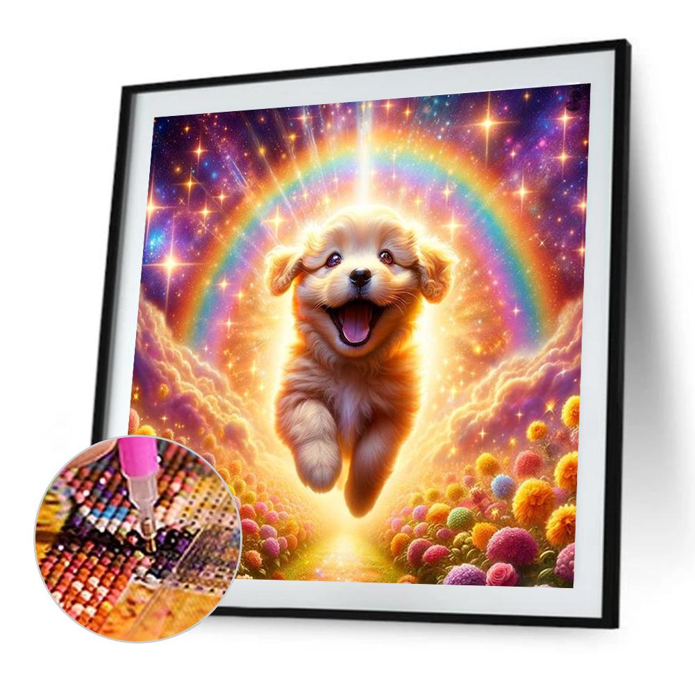 FE# 5D DIY Full Round Drill Diamond Painting Dog Pig Kit Home Decor Art Craft