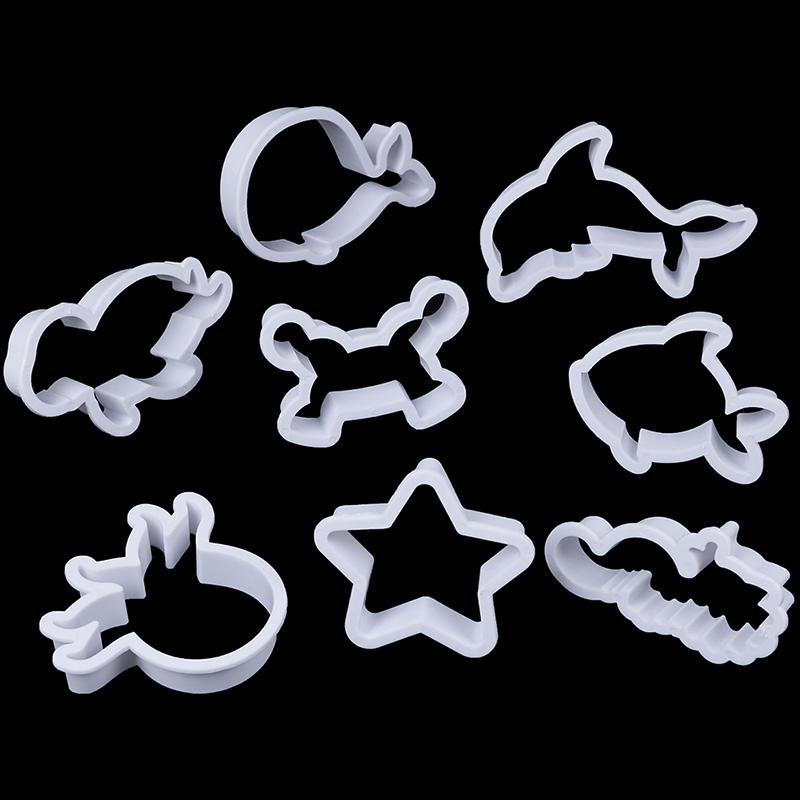 Пластиковая форма для печенья из пластилина серии Sea Life