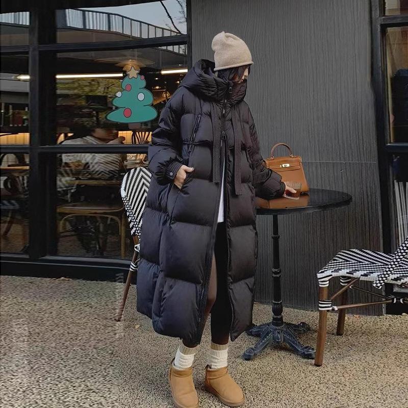 Women Cotton Padded Jacket Korean Lady Fashion Styles Puffer Coat Autumn Winter Female Loose Thicken Warm Long Parkas Clothes