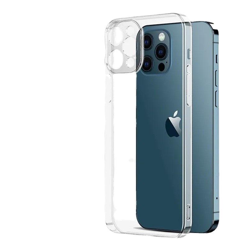 Совместимый с Apple iPhone 13, 15, 16, XS Мягкий прозрачный противоударный чехол