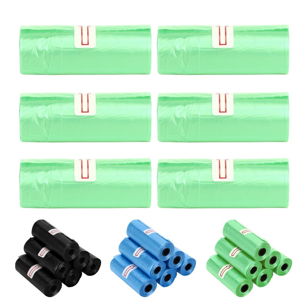 6 Rolls Pet Waste Bags Leak Proof Thick and Strong Portable Dog Poop Bags for Dogs Cats Pets