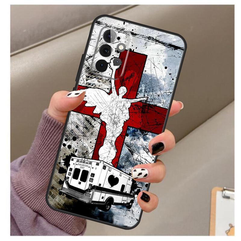 EMT EMS Ambulance Case For Samsung Galaxy A56 A16 A26 A36 A06 A52 A53 A33 A13 A34 A54 A14 A15 A35 A55 A22 A32