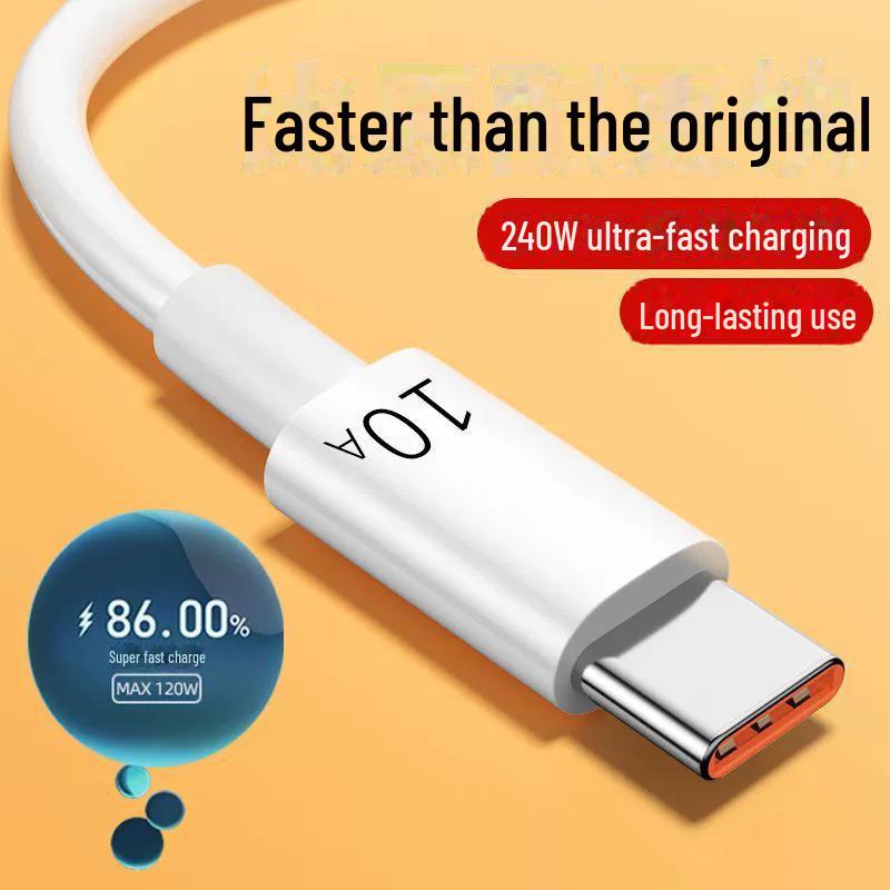 Универсальный кабель Type-C: Быстрая зарядка 5А/6А для устройств Huawei, Xiaomi, Oppo, Android.