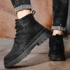 Роскошные мужские ботинки высокого качества осенне-зимнего стиля Уличная мода для активного отдыха Повседневная деловая или офисная работа Обувь с высоким голенищем